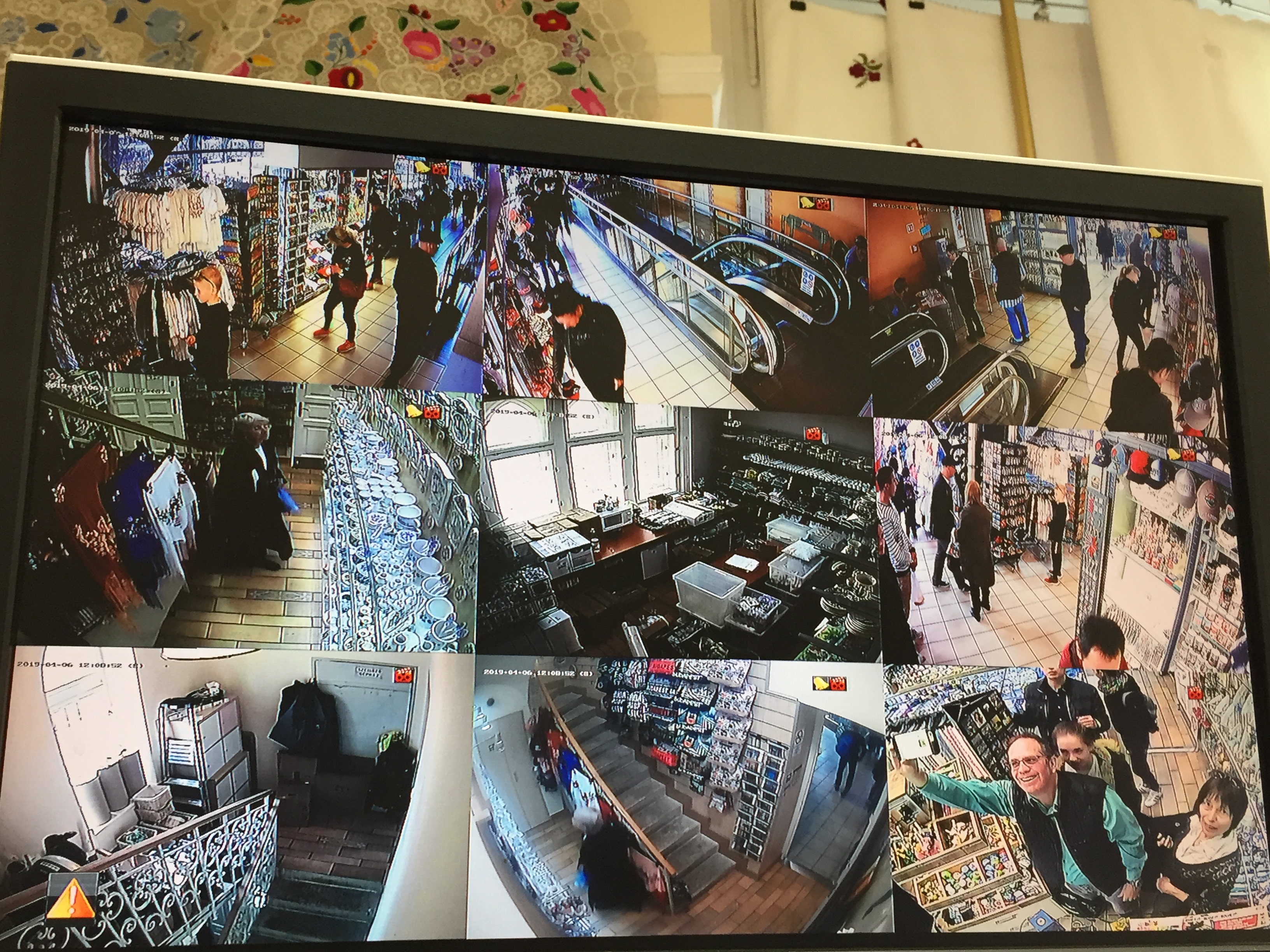 Dr. Smith on Security Monitor in Budapest.